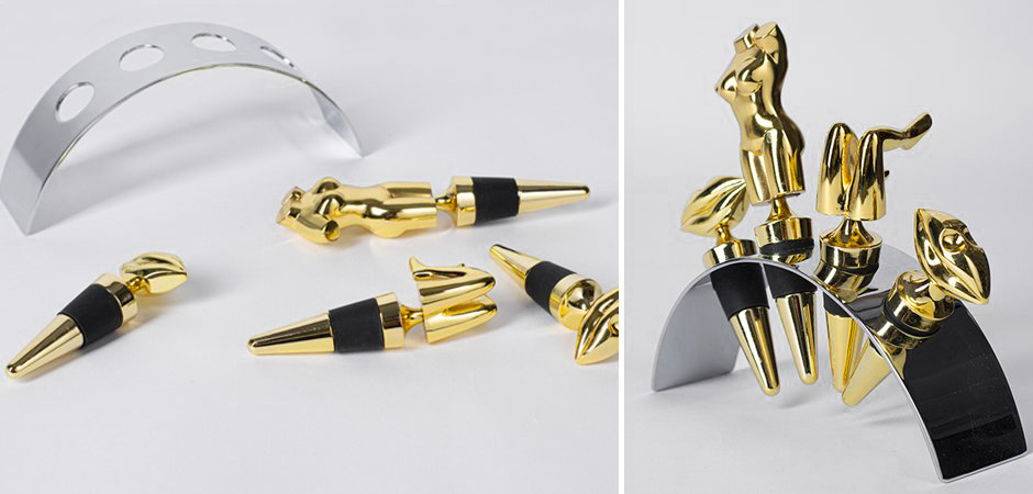 Набор пробок для бутылок ACOLYTE WINE STOPPER - Loft-Concept в Ижевске