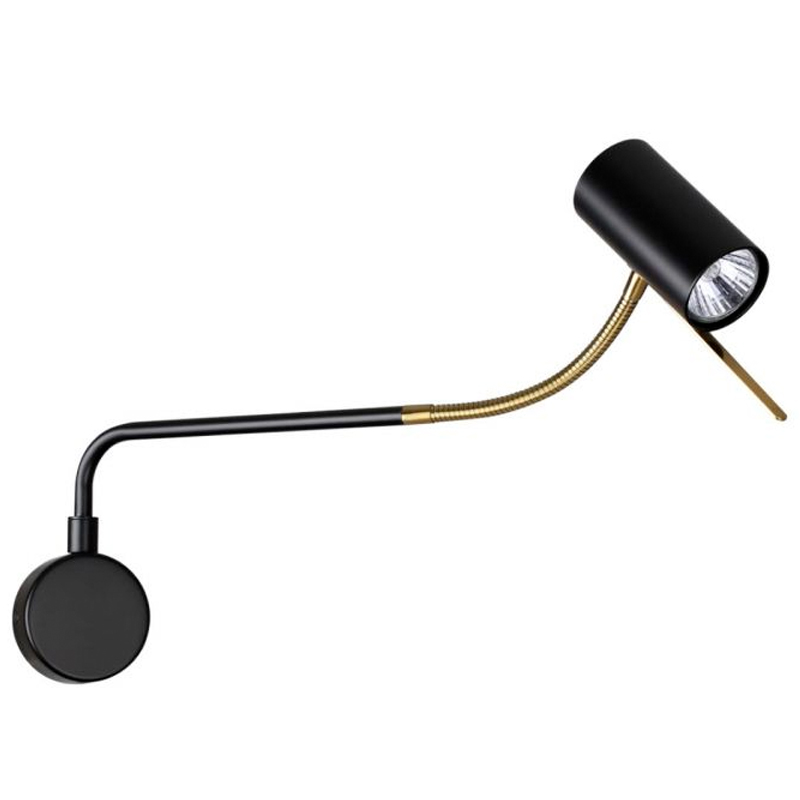 Гибкое бра Trumpet Wall Lamp Брозна Бронза Черный в Ижевске | Loft Concept 