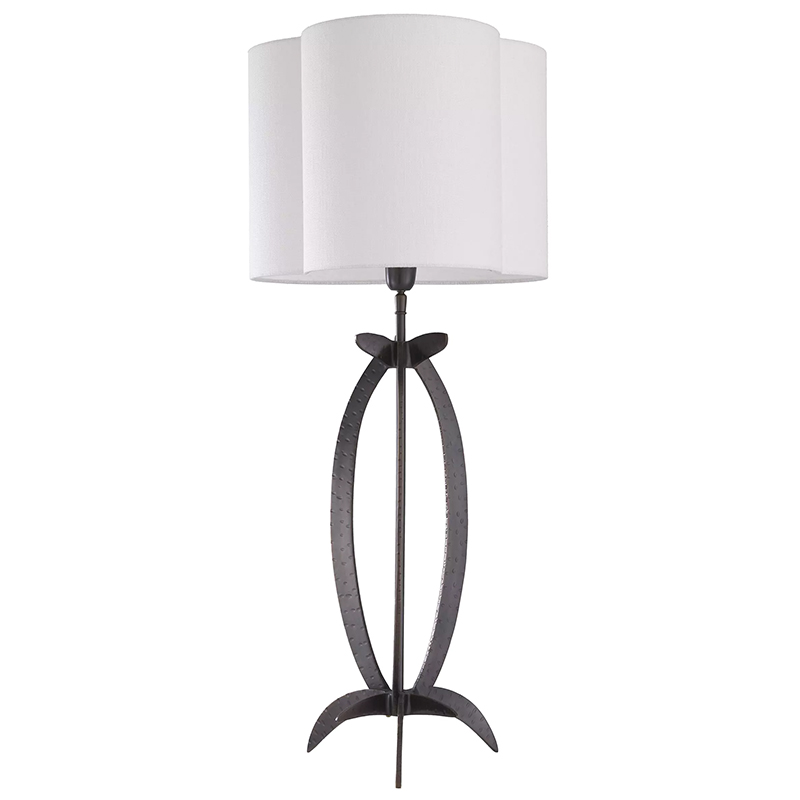 Настольная лампа Eichholtz Table Lamp Luciano Черный Белый в Ижевске | Loft Concept 