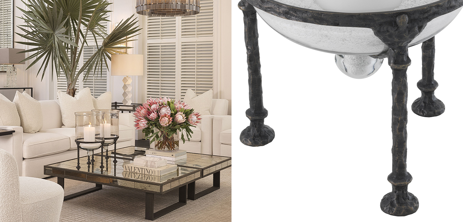 Подсвечник Eichholtz Hurricane Grace Bronze - фото