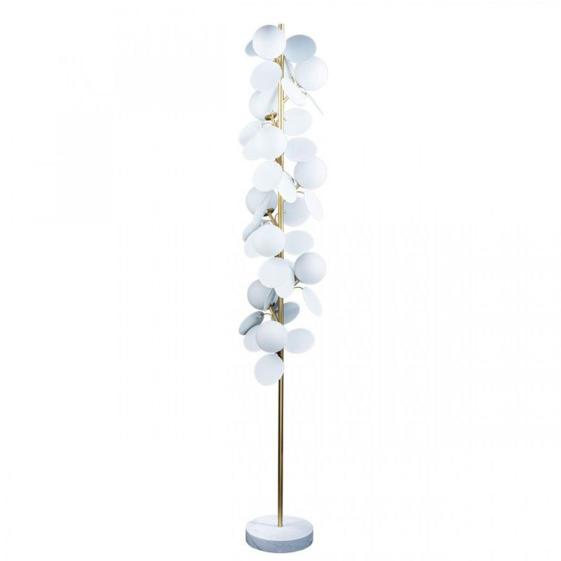 Торшер MATISSE Floor Lamp White Золотой Белый в Ижевске | Loft Concept 