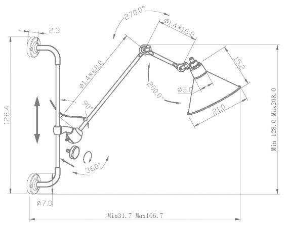 Бра Loft Point Chrome в Ижевске