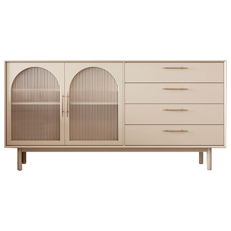 Комод Trystan Arch Chest of Drawers Бежевый Золотой в Ижевске | Loft Concept 