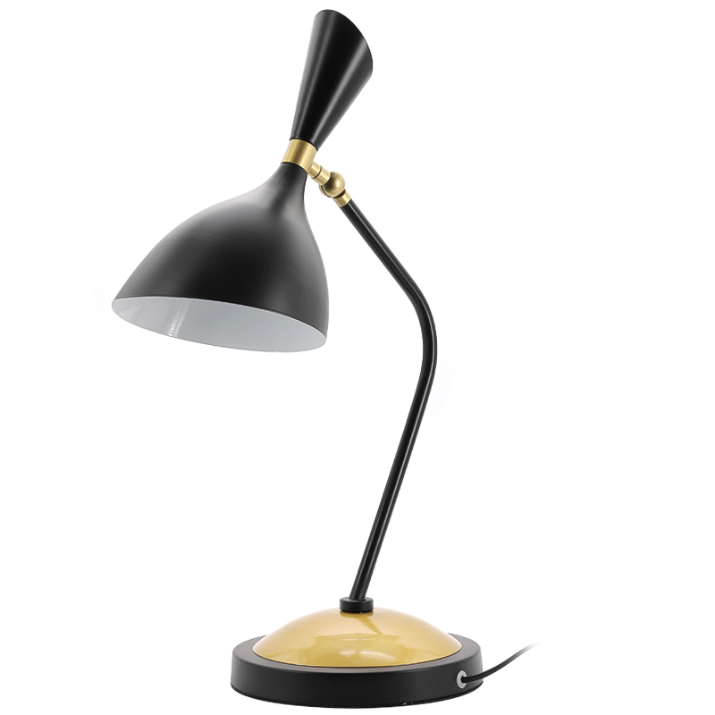 Настольная лампа Duke Table Lamp Черный Золотой в Ижевске | Loft Concept 