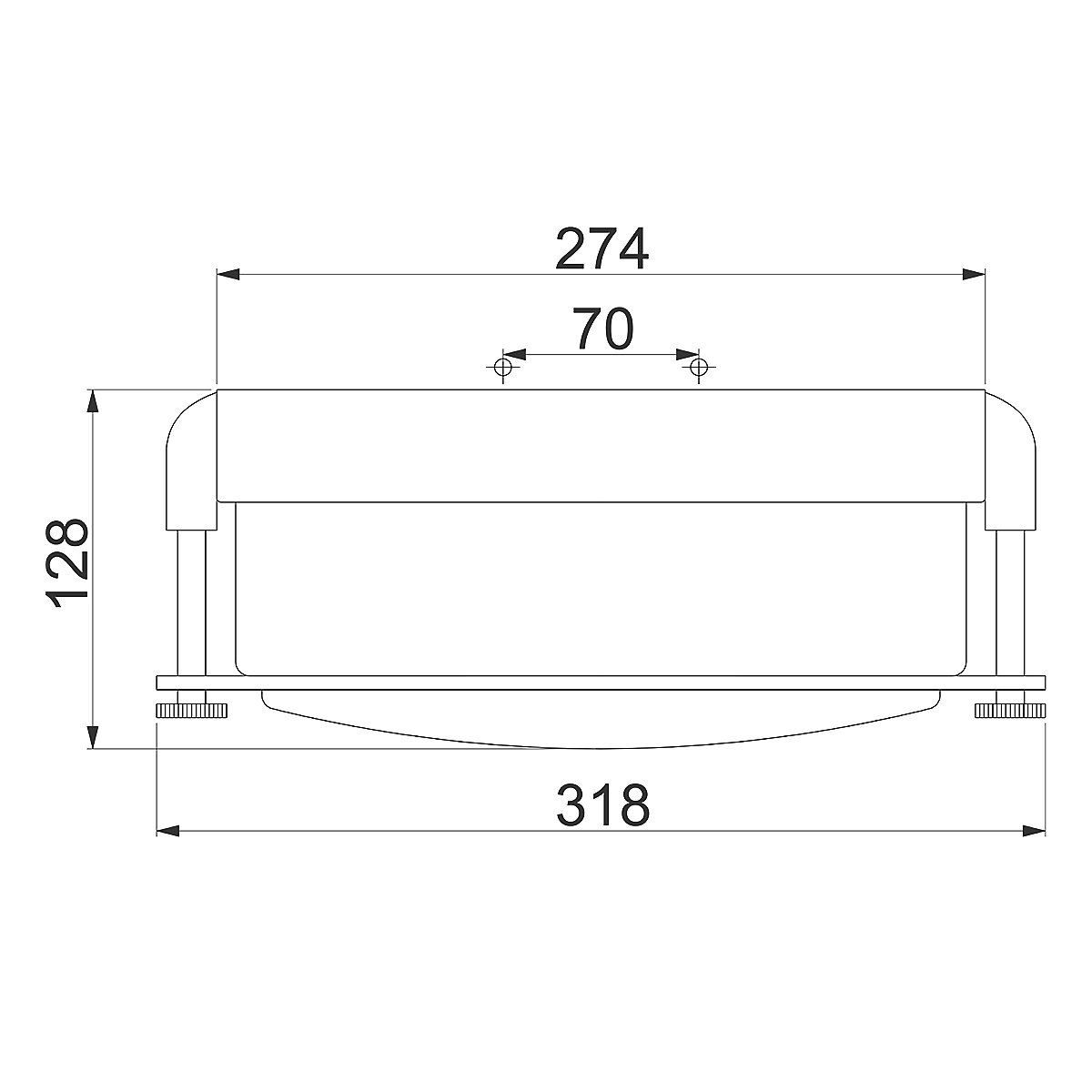 Потолочный светильник для ванных комнат цвета никель с плафоном из опалового стекла и декоративными держателями Hinkley в Ижевске