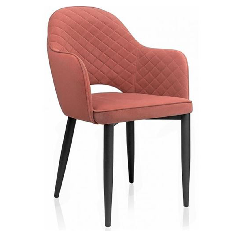 Стул Sharron Chair coral Коралловый Черный в Ижевске | Loft Concept 