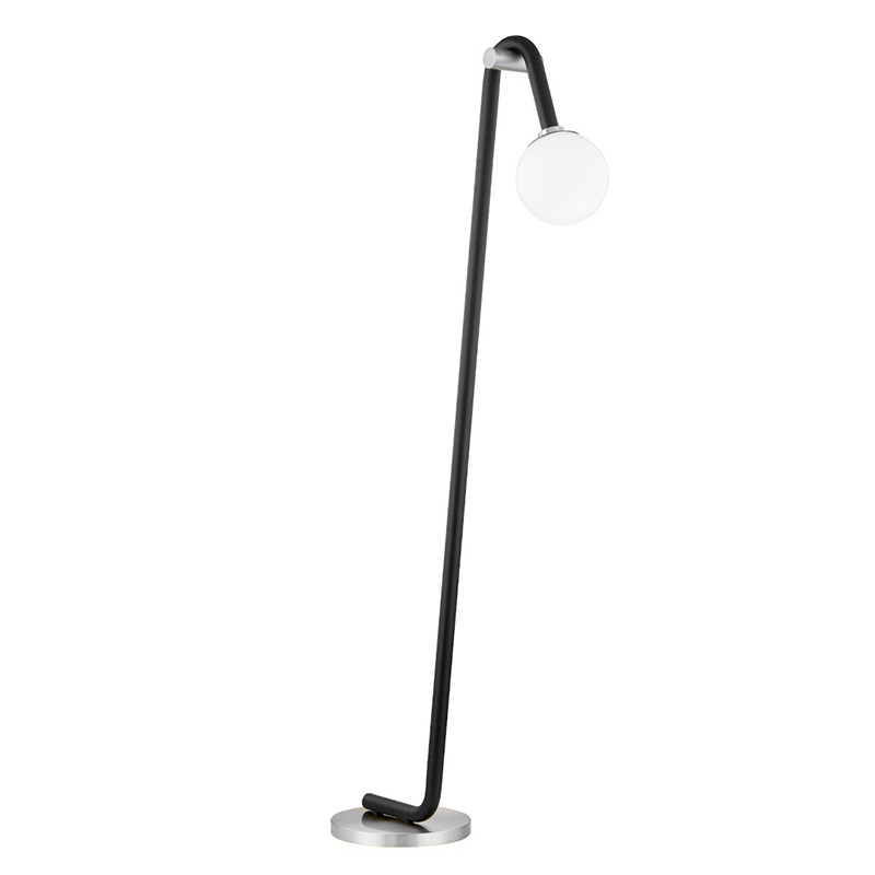 Торшер Paulson floppy floor lamp chrome Черный Хром в Ижевске | Loft Concept 