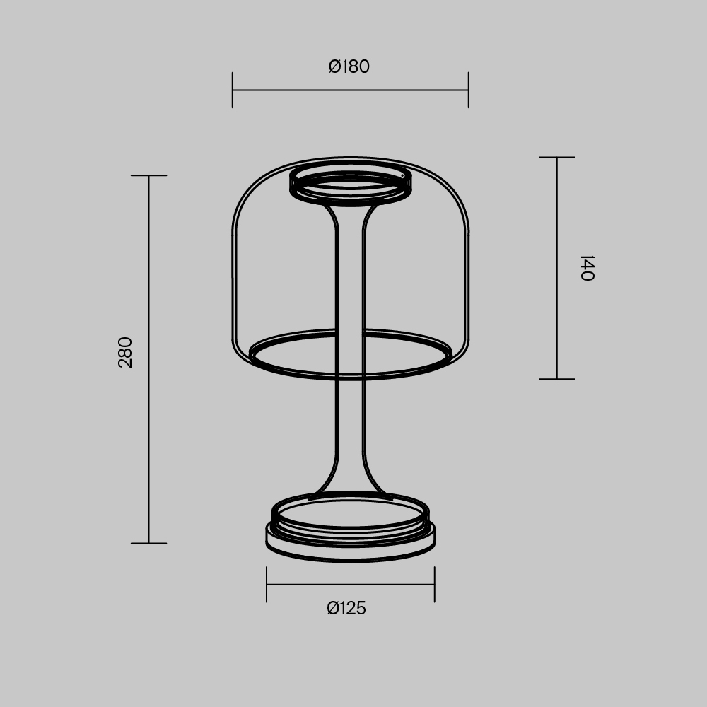 Настольный светильник Spirito 3000К 13Вт в Ижевске