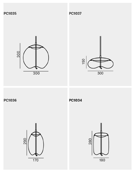 Подвесной светильник KNOT Small Gray glass в Ижевске