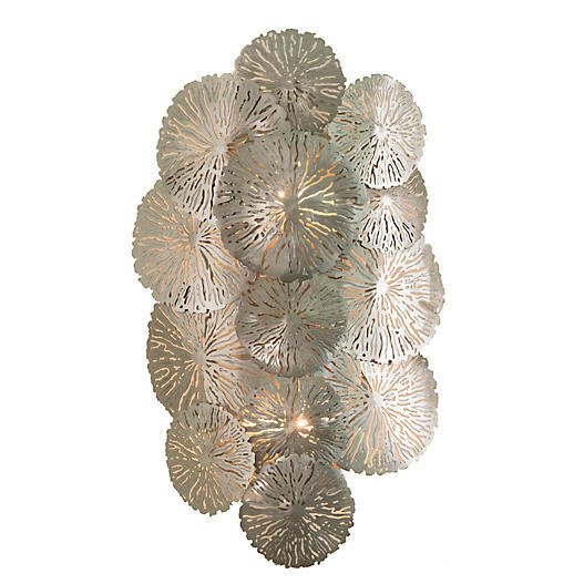 Бра Lily Pad Wall Sconce Nickel Серебряный в Ижевске | Loft Concept 