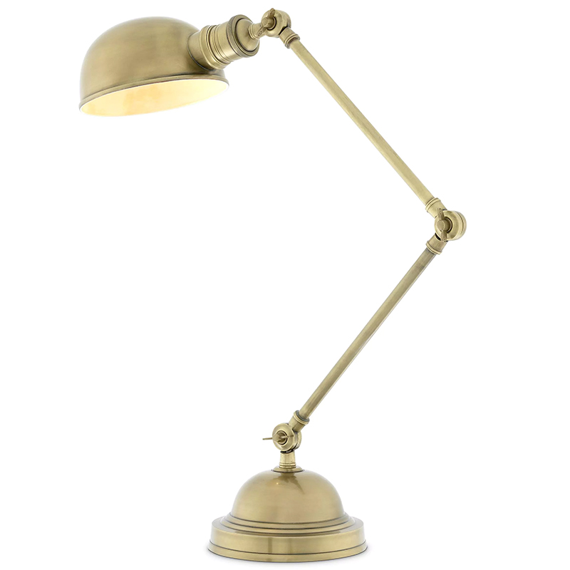 Настольная лампа Eichholtz Desk Lamp Soho Винтажная латунь Латунь в Ижевске | Loft Concept 