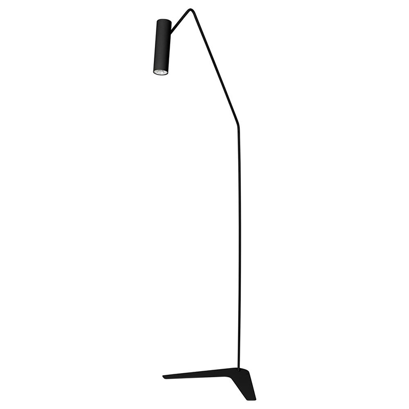 Торшер Tibo Trumpet Floor Lamp black Черный в Ижевске | Loft Concept 