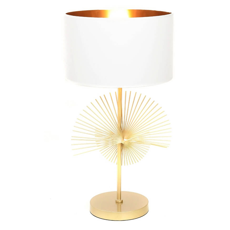 Настольная лампа Genoveva Table lamp white Белый Золотой в Ижевске | Loft Concept 