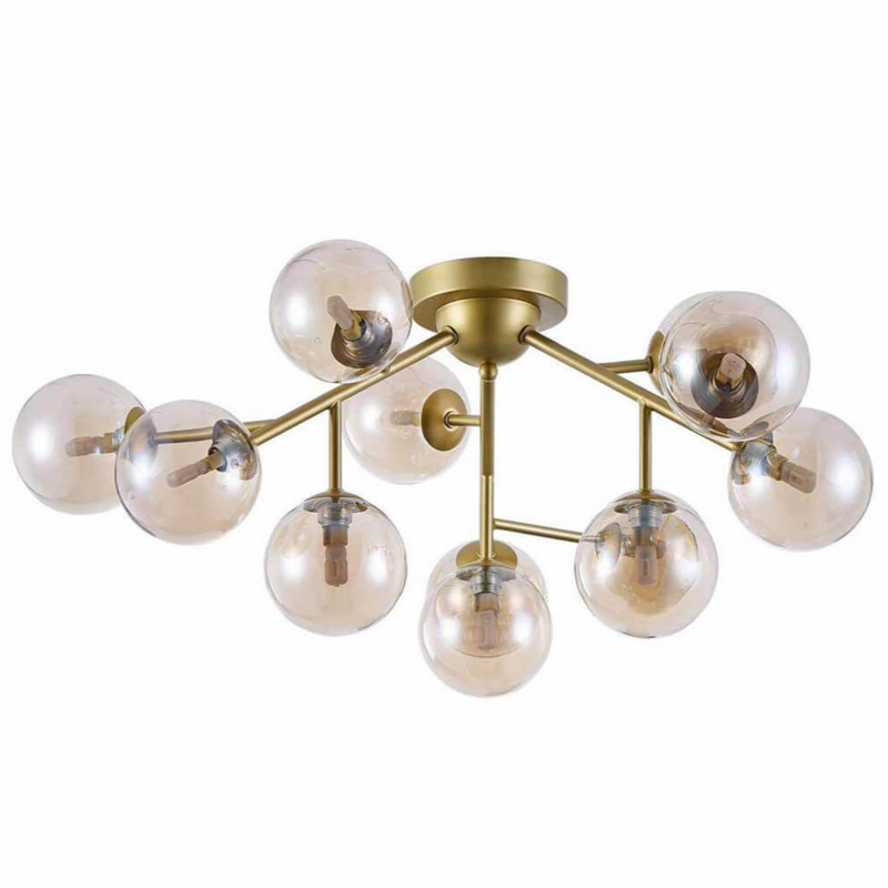 Потолочный Светильник Berries Chandelier Amber 60 матовое золото Янтарь (Amber) в Ижевске | Loft Concept 