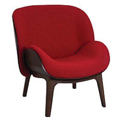 Кресло chair Fauteuil KALIN Design JM Gady Черный Красный в Ижевске | Loft Concept 