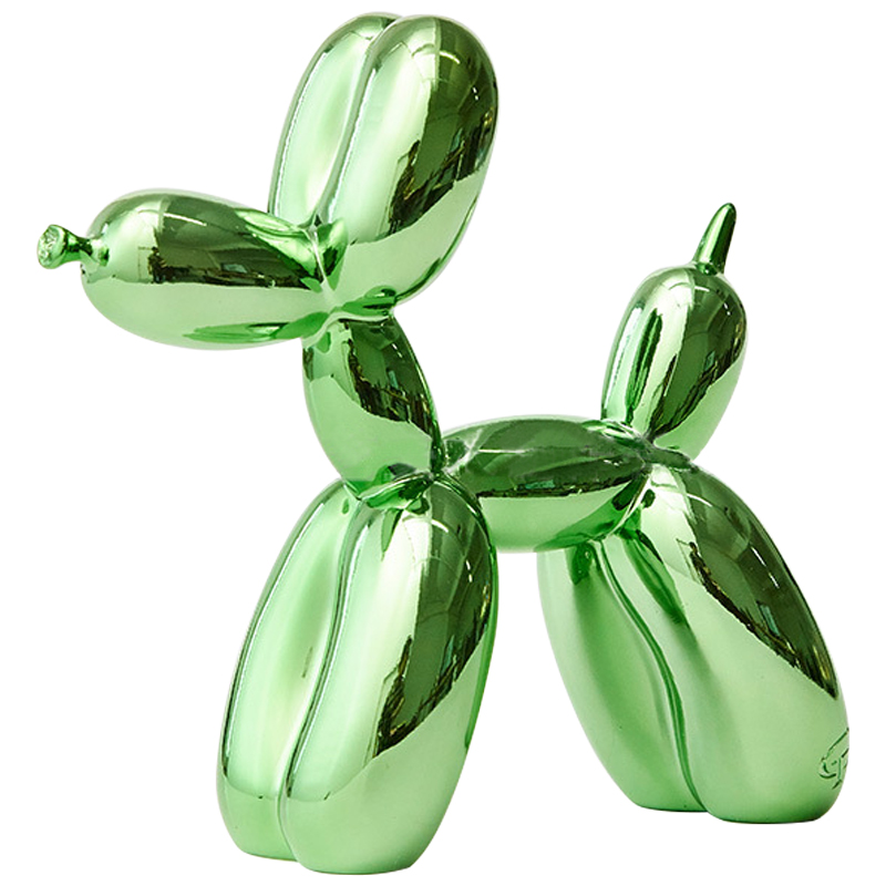 Статуэтка Jeff Koons Balloon Dog Chrome Green Зеленый в Ижевске | Loft Concept 