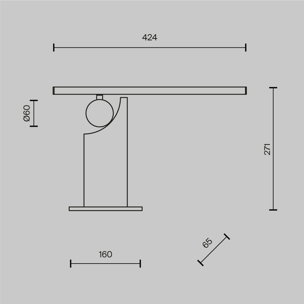 Настольный светильник Monumento 3000К 9Вт в Ижевске