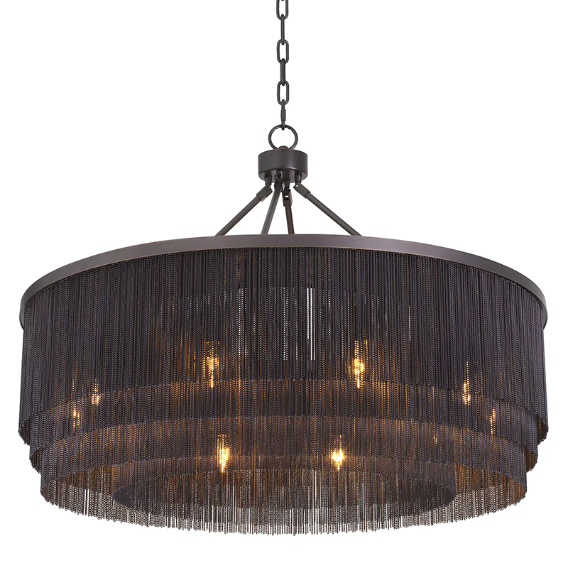 Люстра Eichholtz Chandelier Tissot L Темная бронза в Ижевске | Loft Concept 