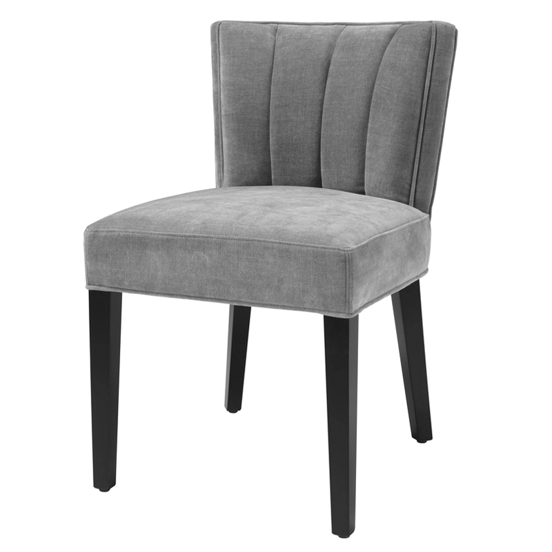 Стул Eichholtz Dining Chair Windhaven Grey Серый Черный в Ижевске | Loft Concept 