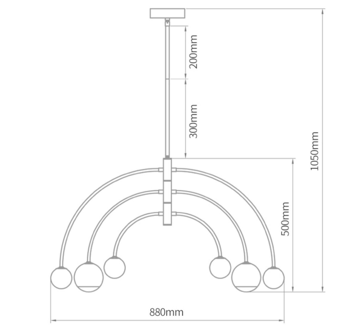 Люстра Wynne Metal Arch Wooden Chandelier в Ижевске