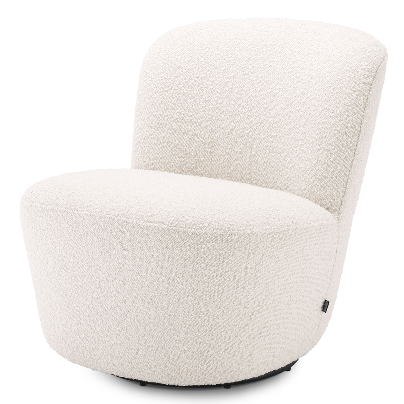 Кресло Eichholtz Swivel Chair Doria Кремовый в Ижевске | Loft Concept 