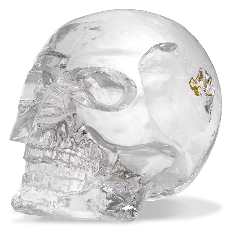 Статуэтка Philipp Plein Diamond Skull Прозрачный Золотой в Ижевске | Loft Concept 