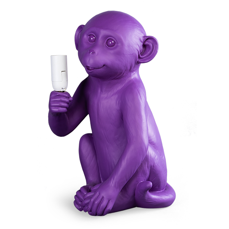 Настольная лампа Purple Monkey Фиолетовый в Ижевске | Loft Concept 