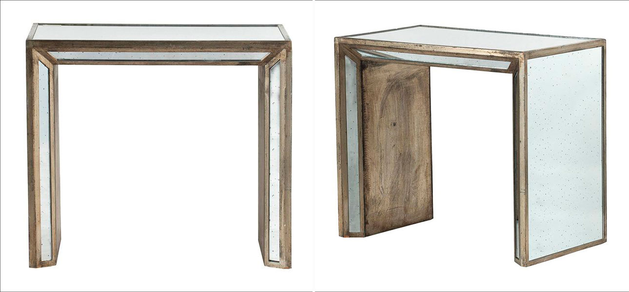 Комплект столиков с зеркальной столешницей Richard - фото №1