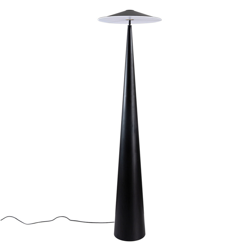 Дизайнерский Черный Торшер Modern Mushroom Floor Lamp Черный в Ижевске | Loft Concept 