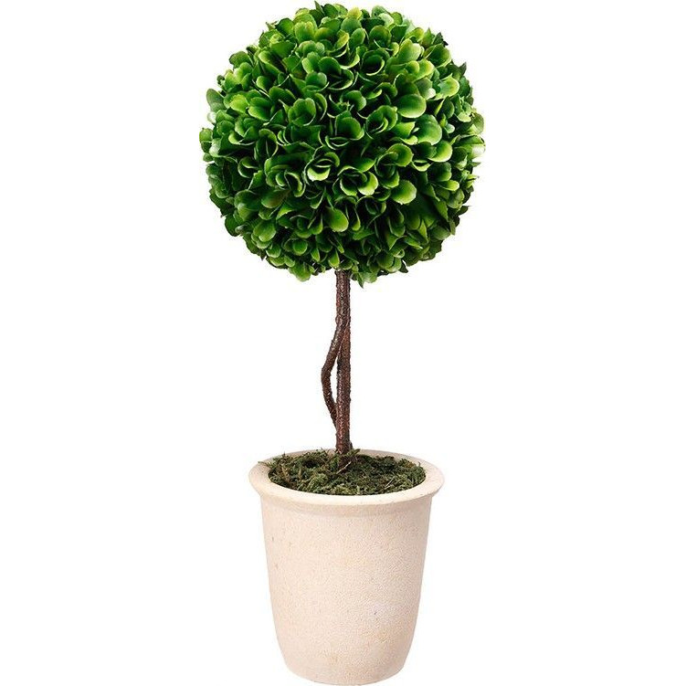 Декоративный искусственное растение Single boxwood Зеленый Бежевый Коричневый в Ижевске | Loft Concept 