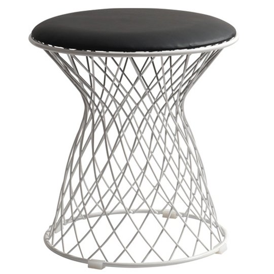 Табурет Wire Diamond Stool Красный Белый Черный в Ижевске | Loft Concept 