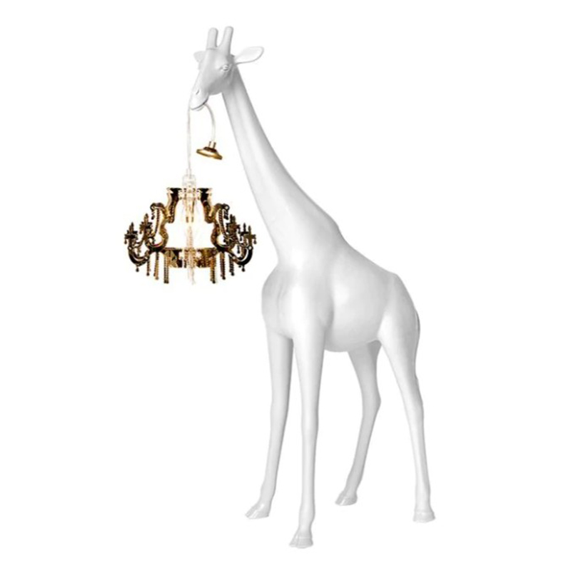 Настольная лампа белый жираф White Giraffe Table Lamp Белый в Ижевске | Loft Concept 