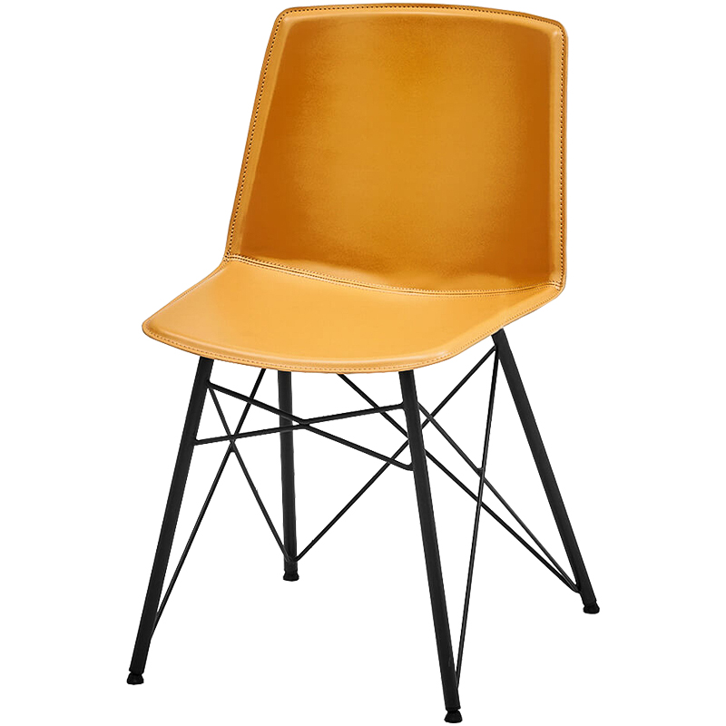 Стул Blaan Stool yellow Черный Желтый в Ижевске | Loft Concept 