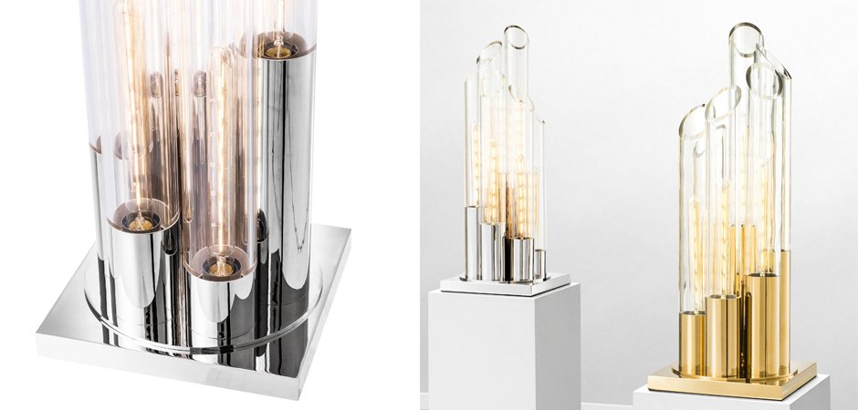 Настольная лампа Eichholtz Table Lamp Paradiso Nickel - Loft-Concept в Ижевске