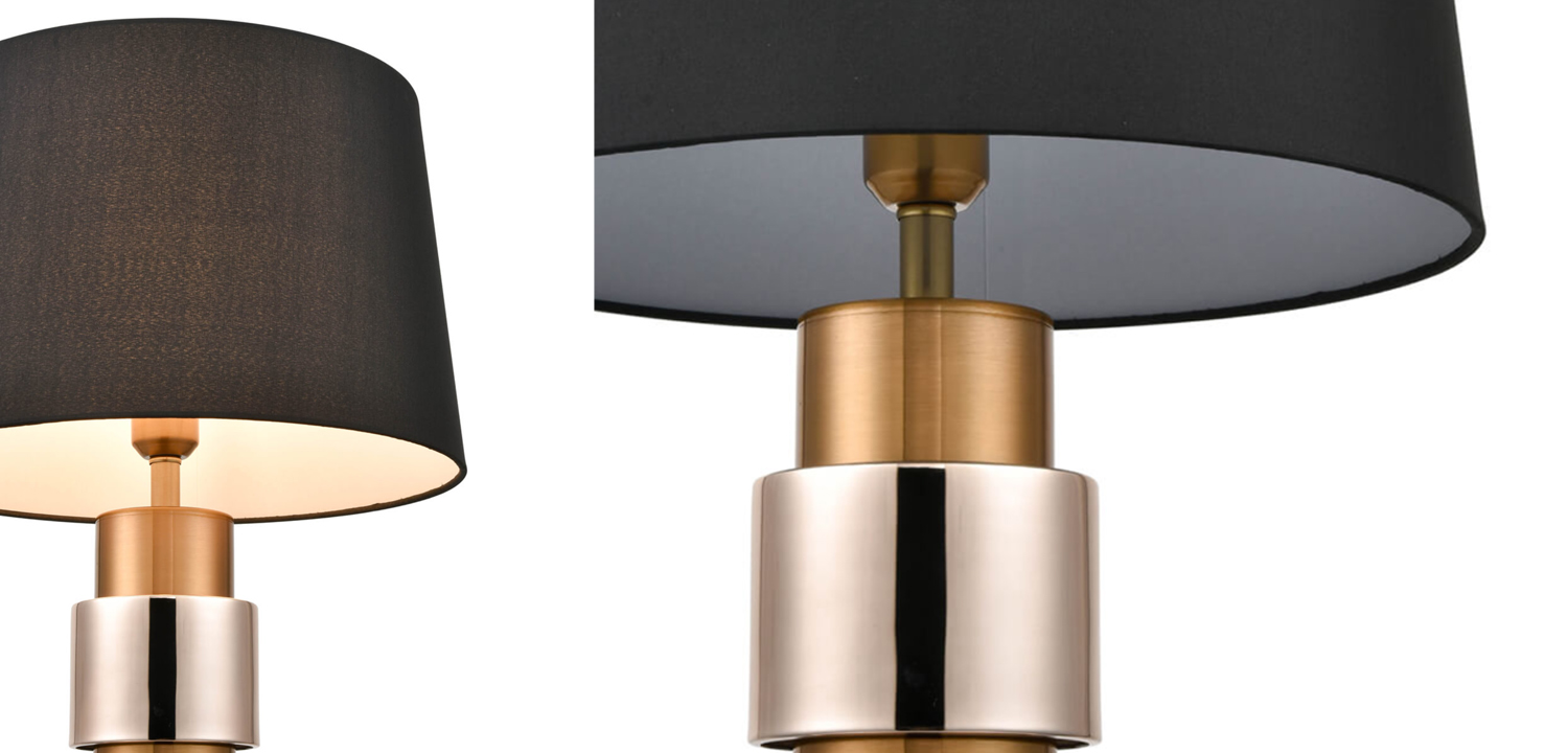 Настольная лампа с Черным Абажуром Arte Table Lamp - фото