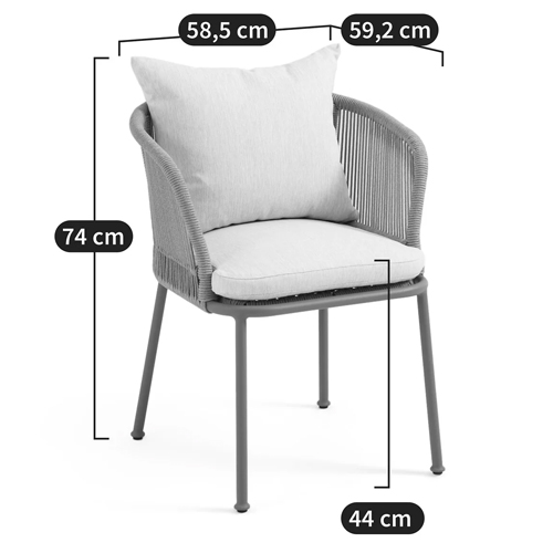 Кресло уличное Bonnie Beige Chair в Ижевске