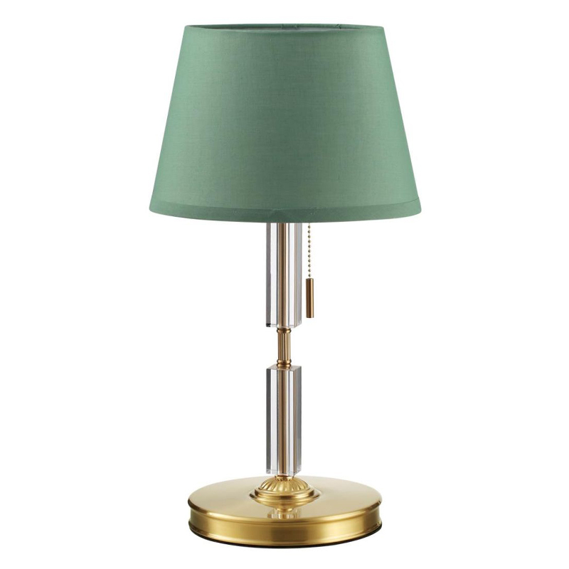 Настольная лампа Ramona Green Table Lamp Бронза Зеленый в Ижевске | Loft Concept 