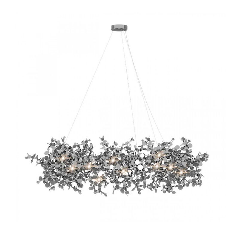 Люстра Terzani Argent Suspension Ring Silver Серебряный в Ижевске | Loft Concept 