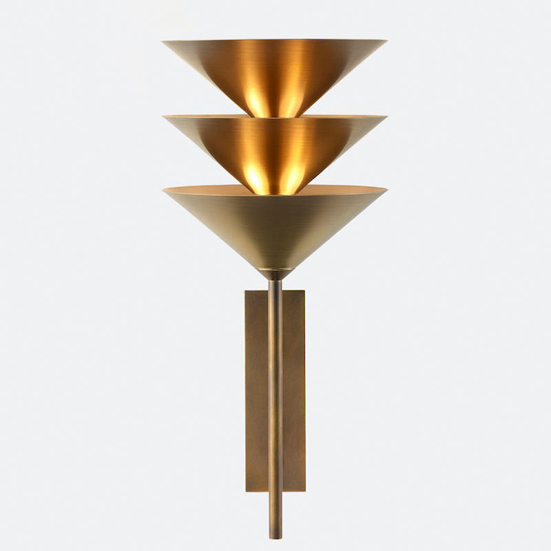 Бра WALL STACK III WALL SCONCE Латунь в Ижевске | Loft Concept 