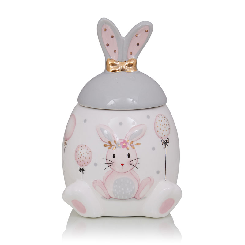 Ваза Kids Vase Bunny I Розовый пастельный Серый в Ижевске | Loft Concept 