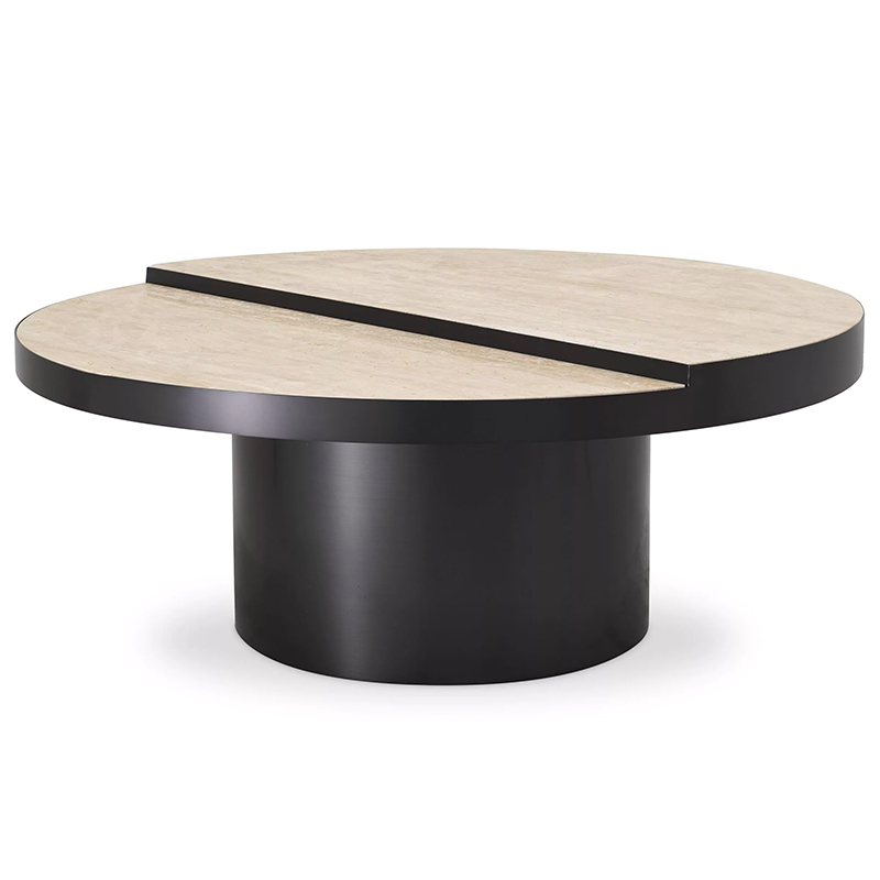 Кофейный стол Eichholtz Coffee Table Excelsior Песочный Черный в Ижевске | Loft Concept 