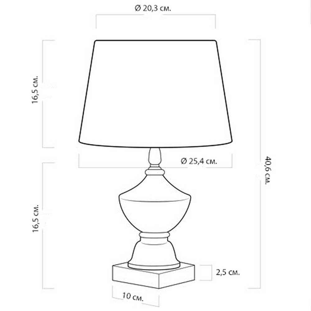 Настольная лампа деревянная с белым абажуром Wooden Table Lamp в Ижевске