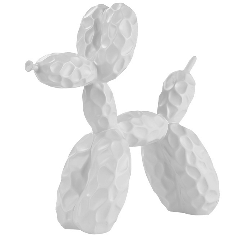 Статуэтка Jeff Koons Balloon Dog Crumpled White Белый в Ижевске | Loft Concept 