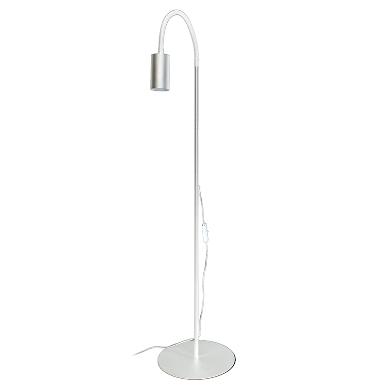 Торшер Noor Trumpet Floor Lamp white Белый Сталь в Ижевске | Loft Concept 