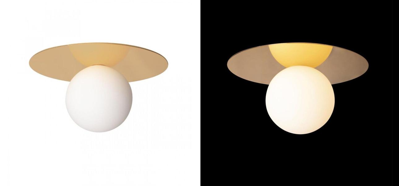 Светильник потолочный MATISSE Gold 25 см - фото №1