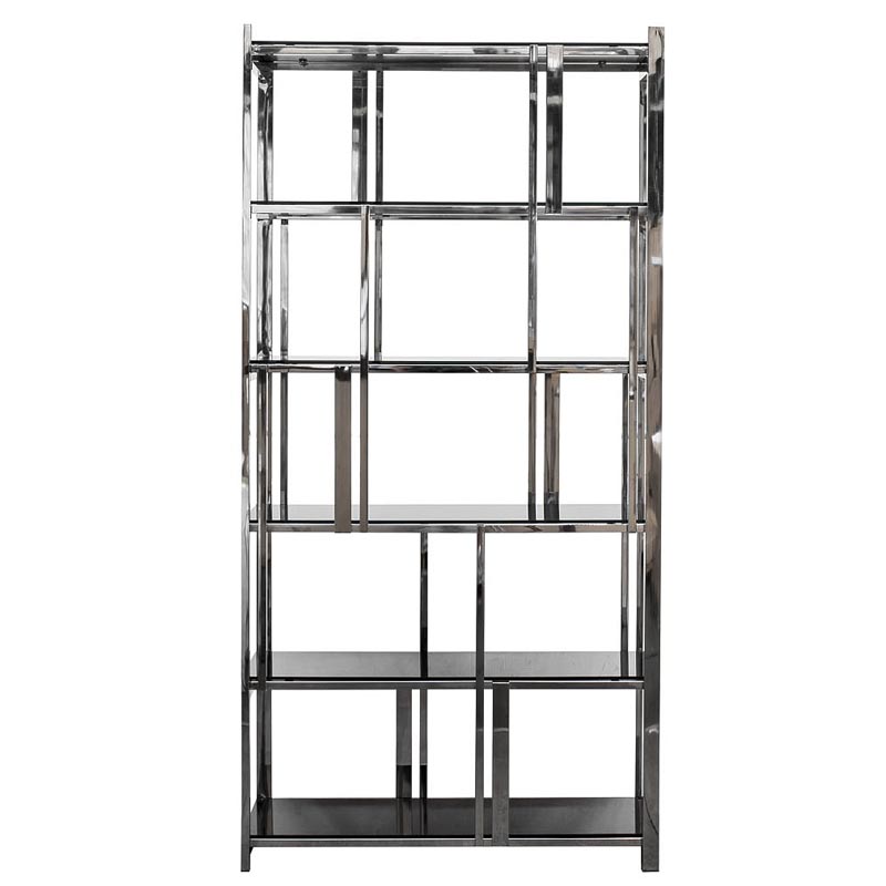 Стеллаж Kenton Rack Хром Черный в Ижевске | Loft Concept 