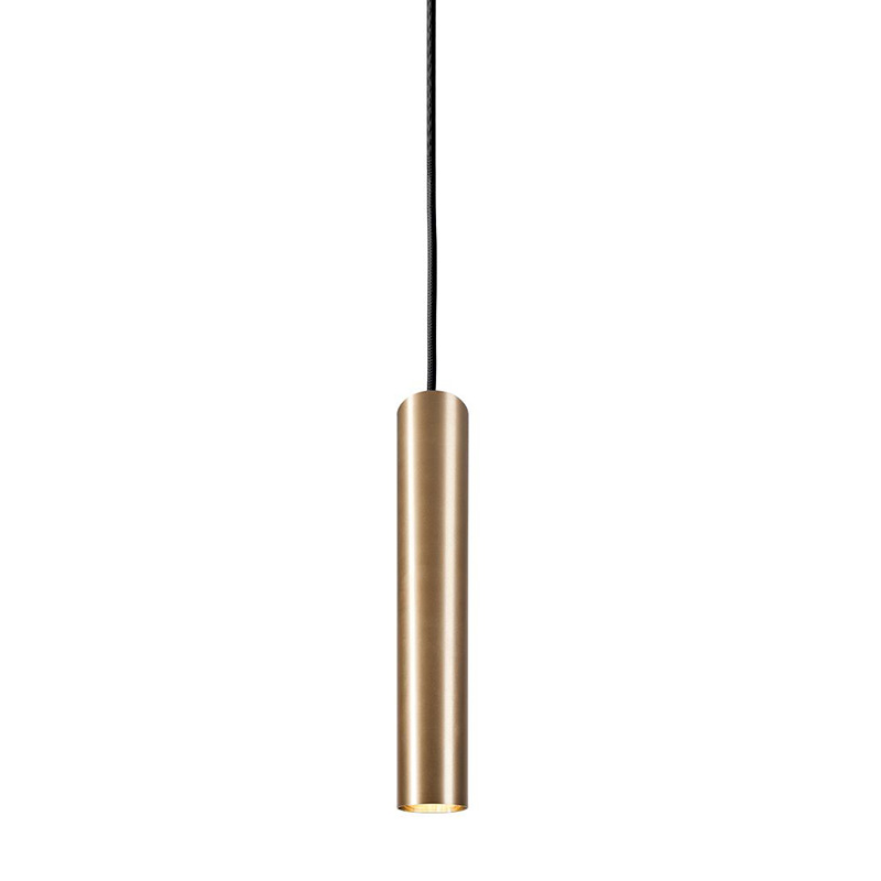 Подвесной светильник Luis Trumpet Tube Brass Lamp 40 Латунь в Ижевске | Loft Concept 