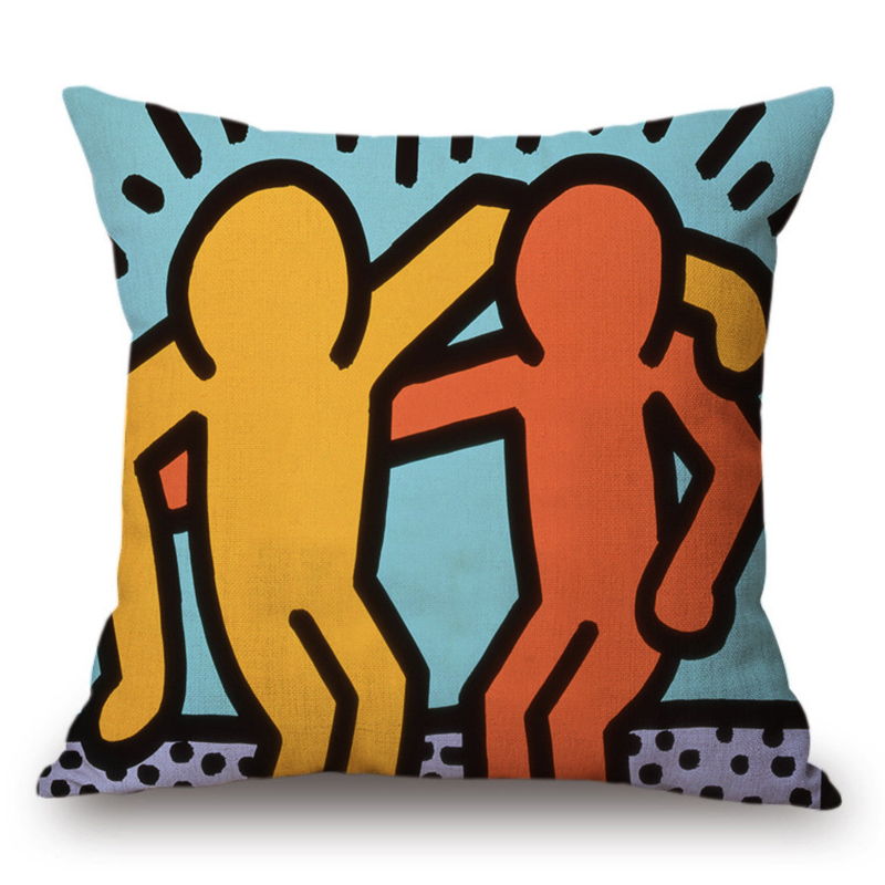 Подушка Keith Haring 6 Мульти в Ижевске | Loft Concept 