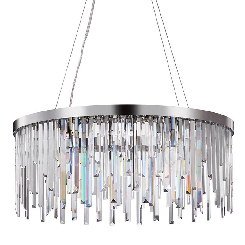 Люстра Bennett Chandelier chrome Хром Прозрачный в Ижевске | Loft Concept 