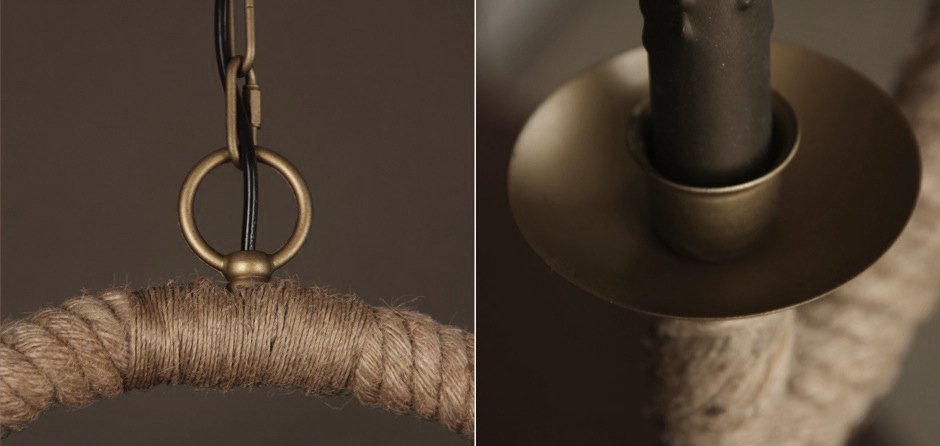 Подвесной светильник Oval Loft Rope Light Подвесной светильник Oval Loft Rope Light - Loft-Concept в Ижевске